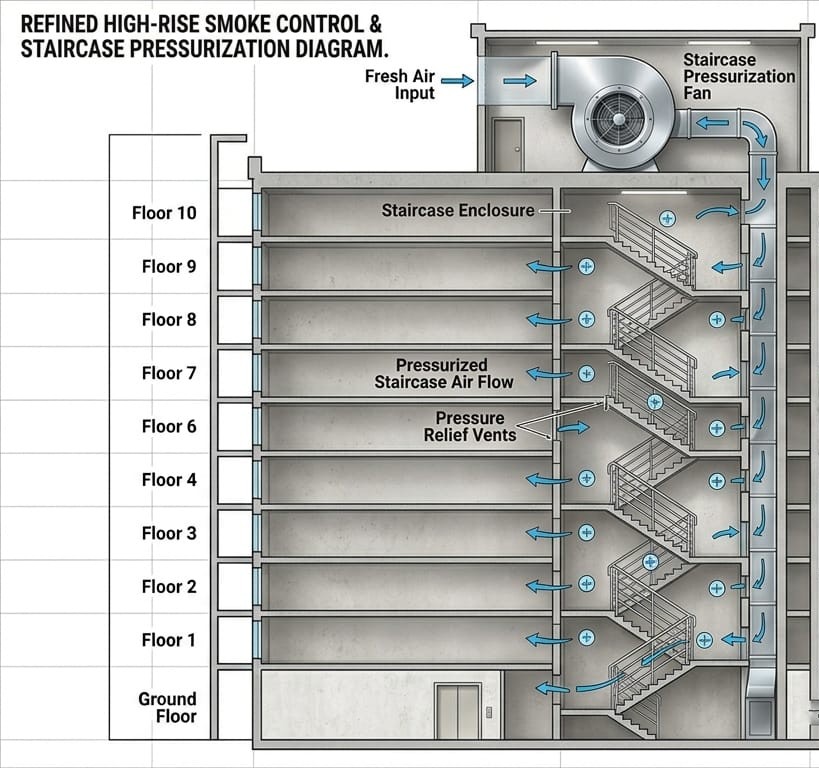 Staircase Pressurization System
